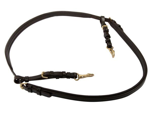 Chin strap brown/brass Cob/Full