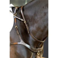 Chin strap brown/brass Cob/Full