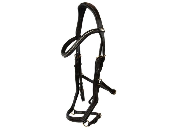 Trense Tokio braun/messing XFULL