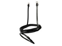 Reithalfter breit LACK englisch kombiniert schwarz...