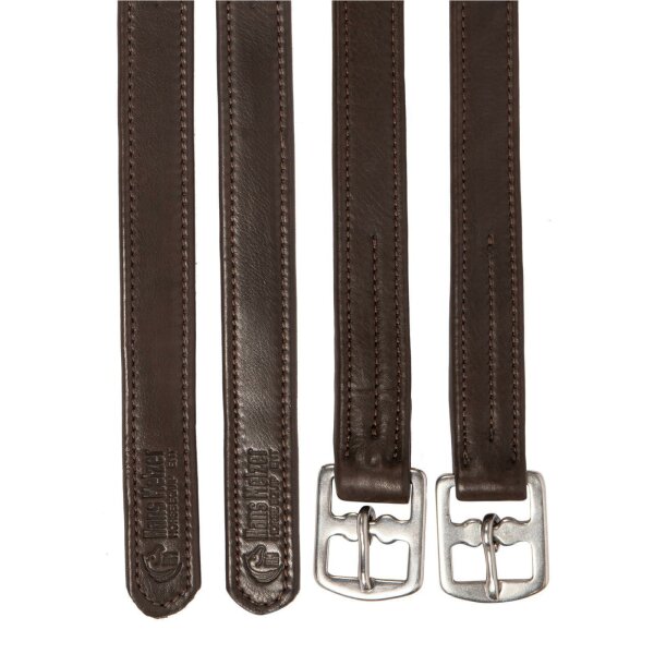 Softtouch stirrup leathers brown 130