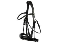 Kandare Aachen rundgenäht schwedisch schwarz/silber...