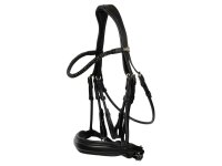 Kandare Aachen rundgen&auml;ht schwedisch schwarz/silber...