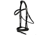 Trense Donaueschingen schwarz/silber Cob