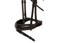 Trense Wiesbaden Comfort englisch kombiniert braun/silber braun unterlegt matt Full