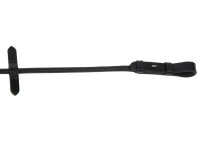 Zügel feingummiert rundgenäht schwarz/silber...