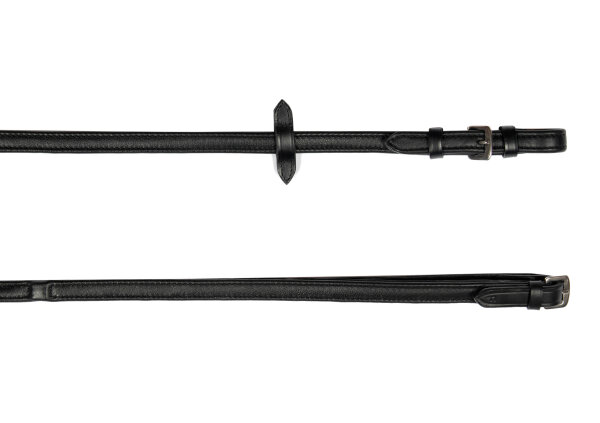 Zügel Softtouch schwarz/silber Full
