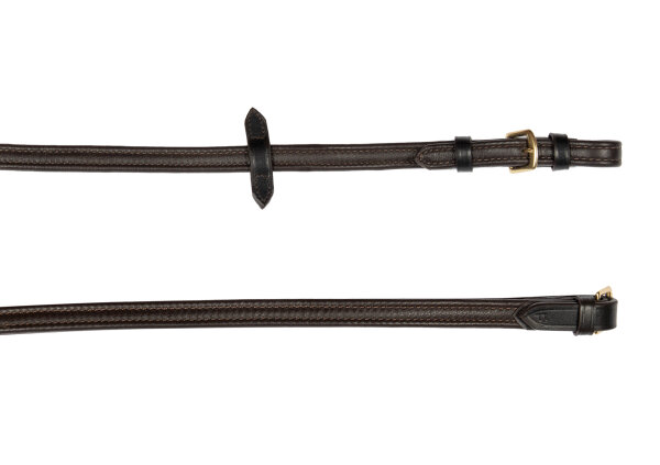 Zügel Softtouch braun/messing Full