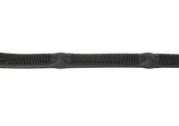 Zügel Ultragrip Gummi schwarz/silber Pony