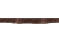 Zügel Ultragrip Gummi braun/messing