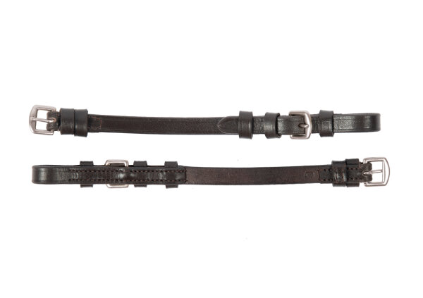 Backenstücke braun/silber paarweise XFULL