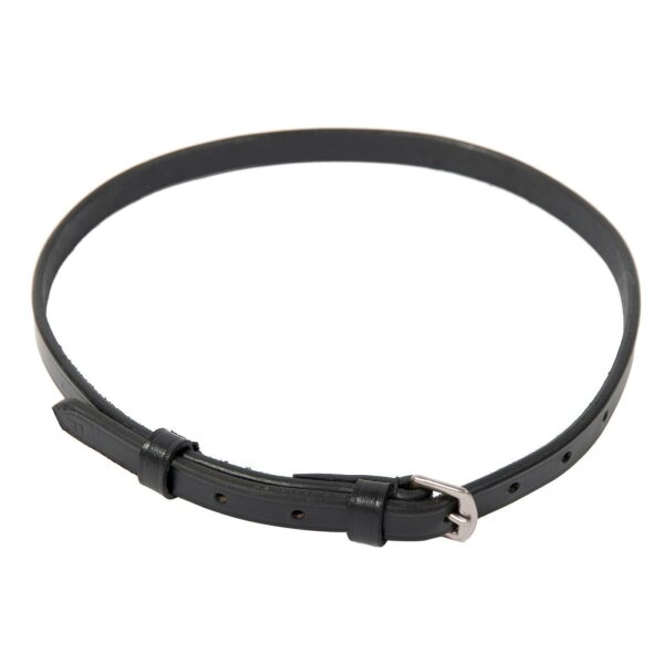 Sluitriem zwart/zilver PONY