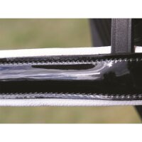 Stang en Trens Hoofdstel Hamburg LAK zwart/zilver FULL