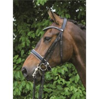 Kandare Hamburg schwarz/silber PONY