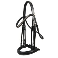 Kandare Wiesbaden schwarz/silber PONY