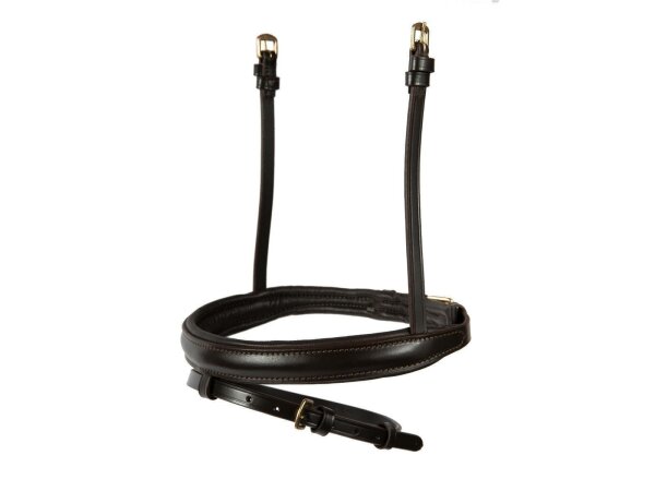 Reithalfter standard englisch kombiniert braun/messing FULL