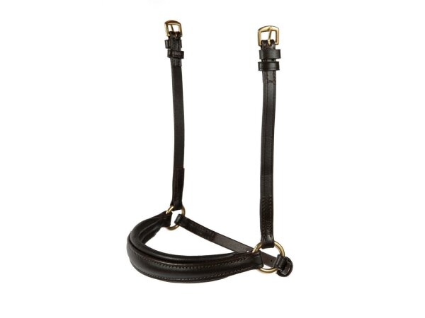 Reithalfter standard hannoversch braun/messing COB