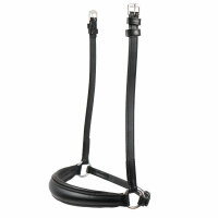 Standard Hanoverian noseband black/silver FULL