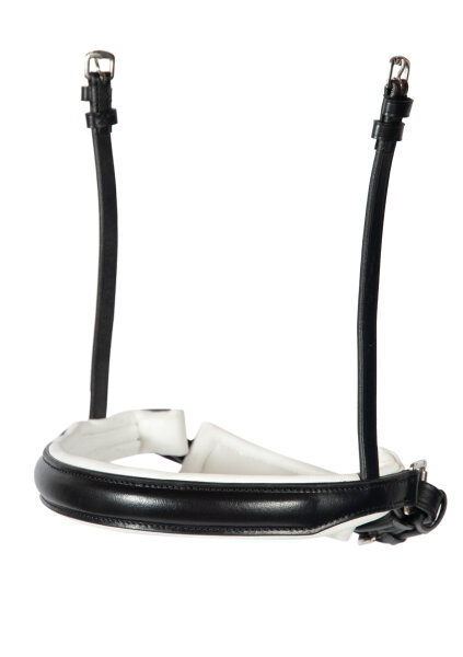 Kandarenreithalfter Hamburg schwarz/silber weiß unterlegt COB