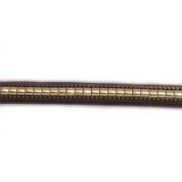 Trense Bredeneek braun/messing COB