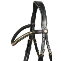 Bredeneek bridle black/brass FULL