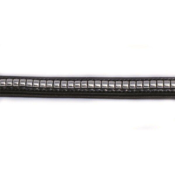 Trense Kreuth schwarz/silber PONY