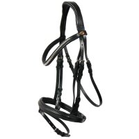 Trense Kreuth schwarz/silber PONY