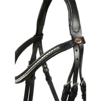 Trense Kreuth schwarz/silber XFULL