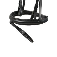 Valluhn bridle black/silver English noseband COB
