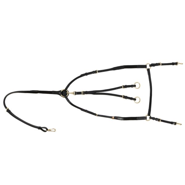 Bad Harzburg breastplate black/brass COB/FULL