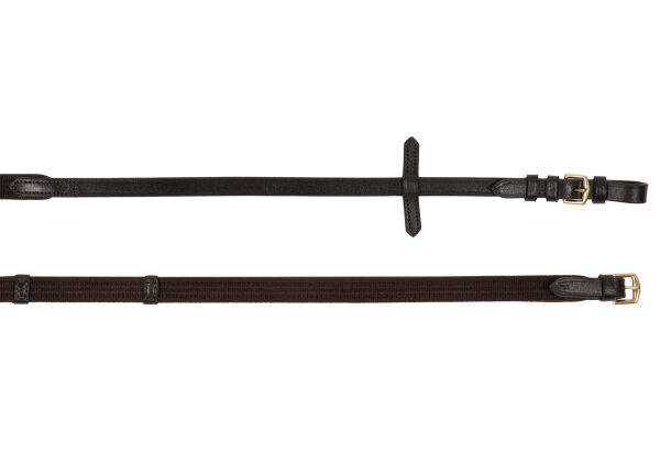 Zügel Gurt braun/messing COB