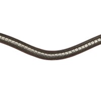 Stirnriemen Kreuth braun/silber COB