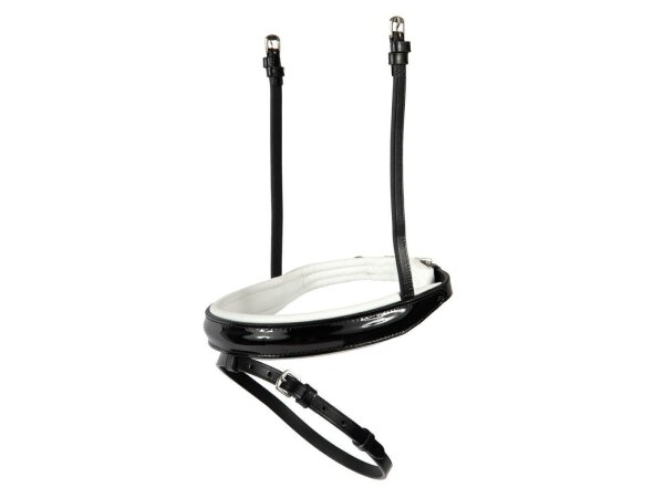 Wide English combined noseband, white lining FULL