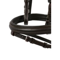 Trense Calgary englisches Reithalfter braun/silber COB