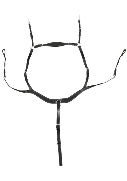 Vorderzeug Balve schwarz/silber Extra Warmblut