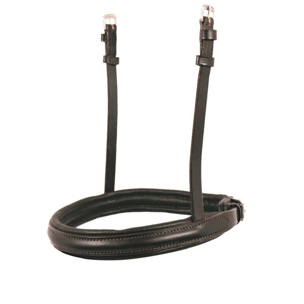 Reithalfter englisch ohne Sperrriemen braun/silber XFULL